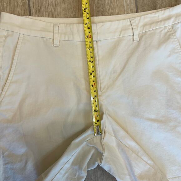 J. Jill Barley Side Button Shorts Size 6 NWT Linen Blend Cream MSRP $59 - Picture 8 of 10